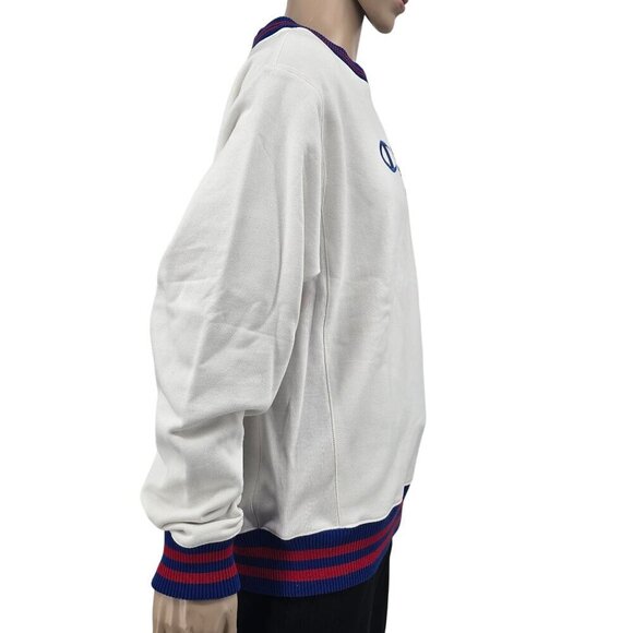 Champion Vintage Reverse Weave Spellout Logo Crewneck Sweatshirt, Mean's Medium - Picture 2 of 10